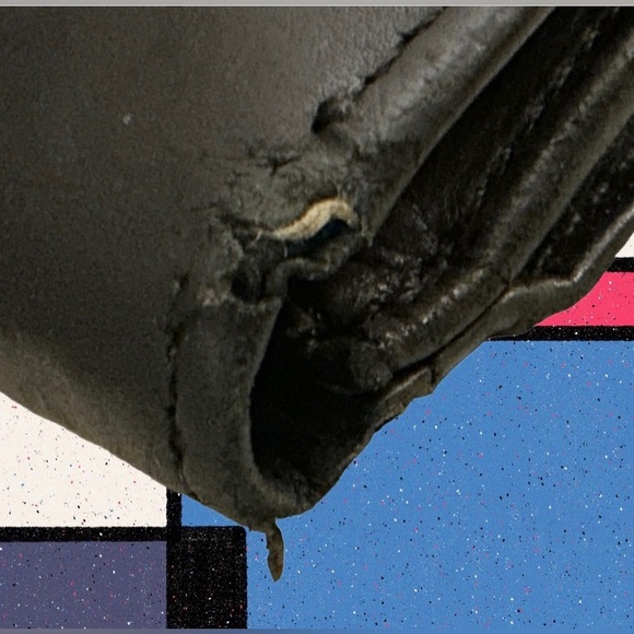 Coach Vintage Black Leather Wallet With Extra Kiss Lock Feature - Picture 12 of 13